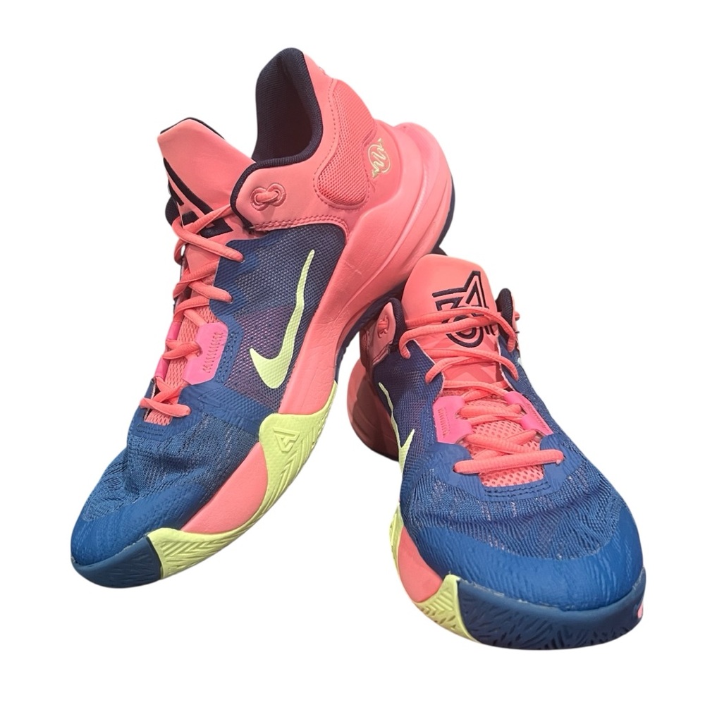 Nike Giannis Immortality 2 Basketball Shoe Sneaker Blue / Pink Sz 10